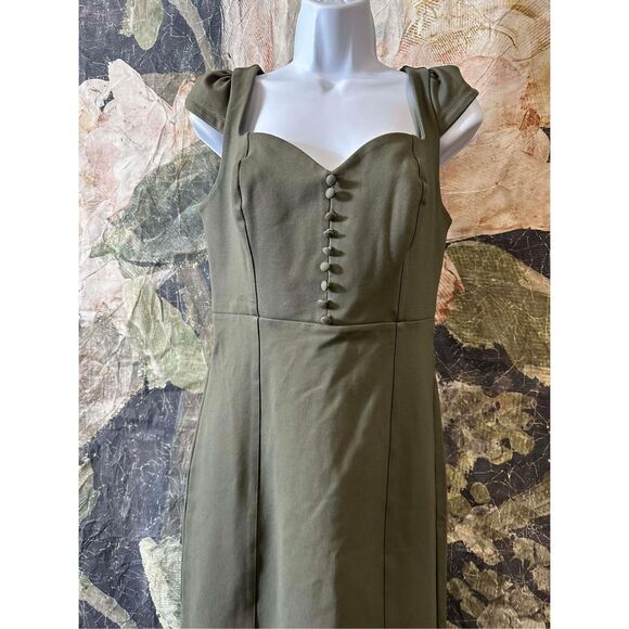 New Anthro X The Cecily Fit & Flare Sweetheart Dress by Maeve: Knit Edition size - Picture 7 of 9